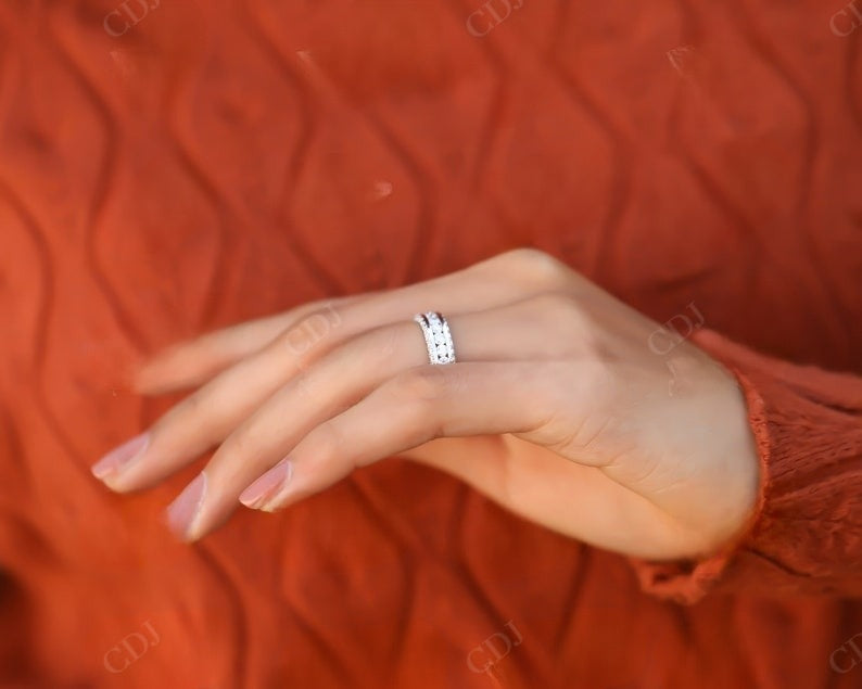 4.00CTW Round Cut Lab Grown Diamond Channel Setting Wedding Band  customdiamjewel   