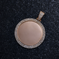 2.65 CTW Round Memory Pendant hip hop jewelry CustomDiamJewel