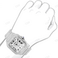 Full Iced Out Hip Hop Custom Moissanite Watch customdiamjewel