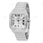 Full Iced Out Hip Hop Custom Moissanite Watch customdiamjewel