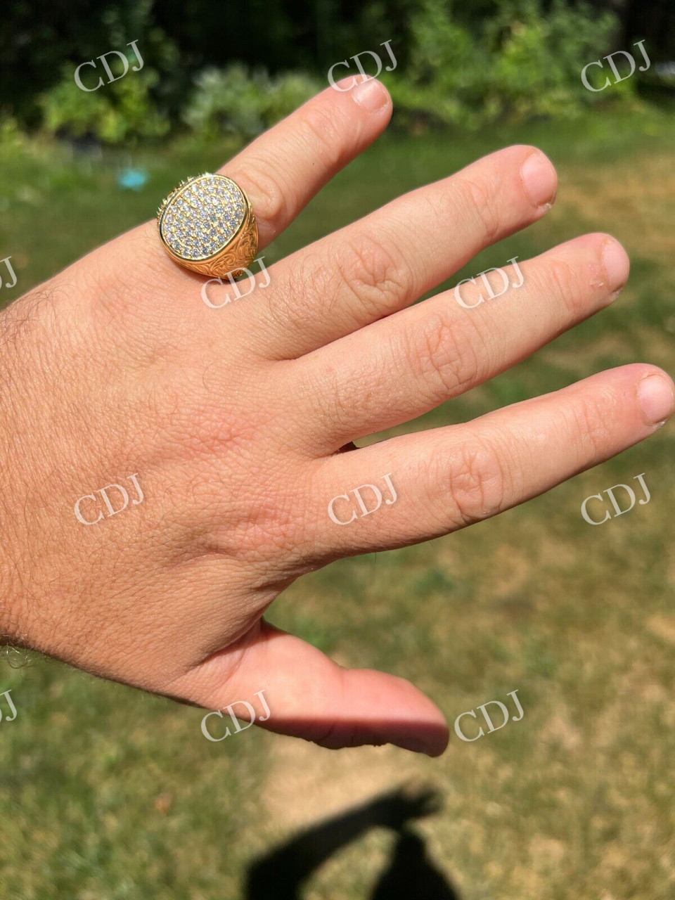 Customized Hip Hop Diamond Ring  customdiamjewel   