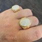 Customized Hip Hop Diamond Ring  customdiamjewel   
