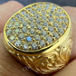 Customized Hip Hop Diamond Ring  customdiamjewel   