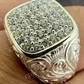 Iced Out Round Diamond Hip Hop Ring  customdiamjewel   