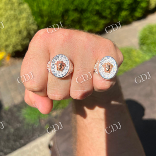 Iced Out Diamond Ring  customdiamjewel   