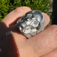 Face Skull Hip Hop Diamond Ring  customdiamjewel   