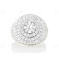 10K Yellow Gold Iced Out Hip Hop Diamond Ring For Men hip hop jewelry CustomDiamJewel