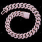 VVS1 Moissanite 925 Silver Cuban Link Chain CustomDiamJewel