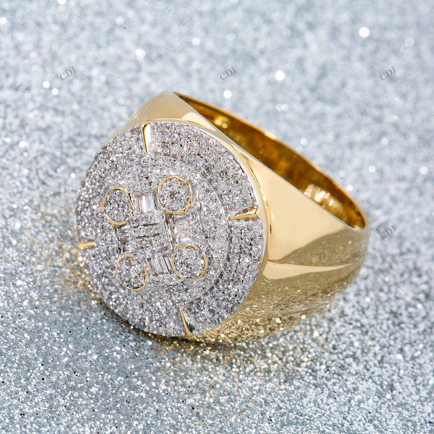 Luxury Sterling Silver Moissanite Hip Hop Ring hip hop jewelry customdiamjewel