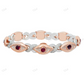 Infinity Evil Eye Moissanite Diamond Bracelet hip hop jewelry CustomDiamJewel