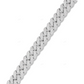 10K White Gold Hip Hop Iced Out Cuban Link Bracelet CustomDiamJewel