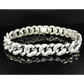 Custom Designed VVS Moissanite Alternating Link Bracelet hip hop jewelry customdiamjewel