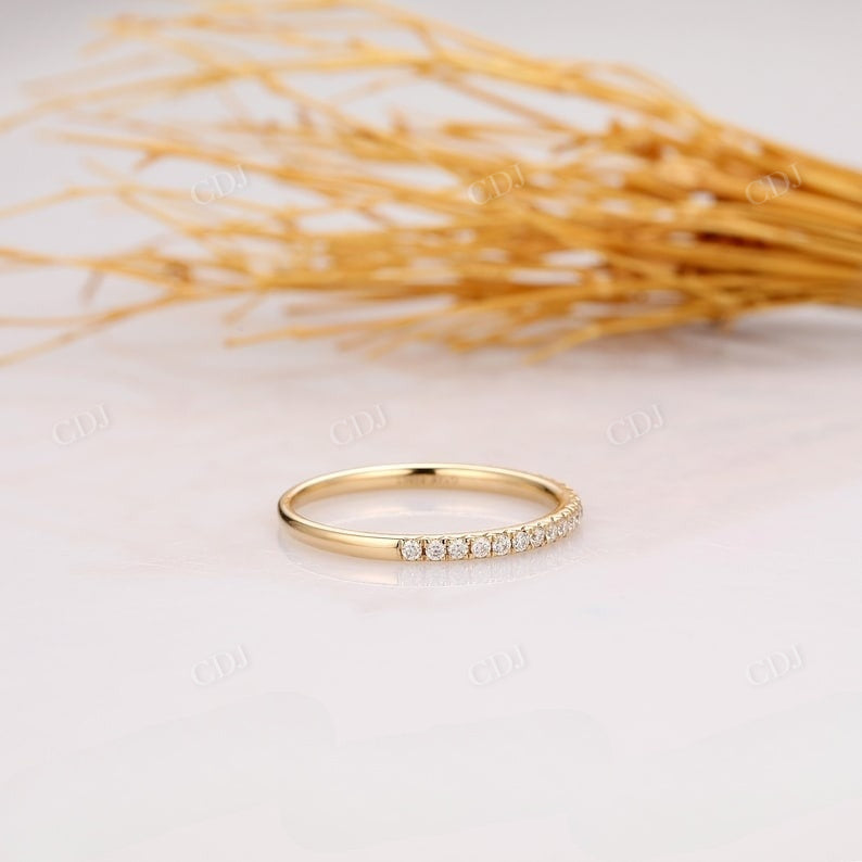0.15CTW Half Eternity Lab Grown Diamond Wedding Band  customdiamjewel   