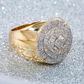 Luxury Sterling Silver Moissanite Hip Hop Ring hip hop jewelry customdiamjewel