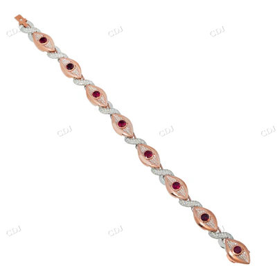 Infinity Evil Eye Moissanite Diamond Bracelet hip hop jewelry CustomDiamJewel
