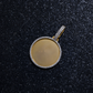 0.60 CTW 1.5 Inch Silver Moissanite Round Pendant hip hop jewelry CustomDiamJewel