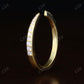 14K Solid Yellow Gold Diamond Open Wedding Band  customdiamjewel   