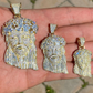 Custom Fully Iced Out Moissanite Jesus Pendant hip hop jewelry CustomDiamJewel