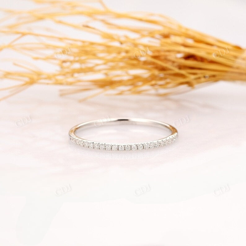 0.15CTW Half Eternity Lab Grown Diamond Wedding Band  customdiamjewel   