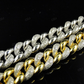 Custom Designed VVS Moissanite Alternating Link Bracelet hip hop jewelry customdiamjewel