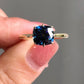 Solitaire Moissanite Blue Diamond Ring For Her