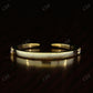 14K Solid Yellow Gold Diamond Open Wedding Band  customdiamjewel   