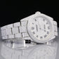 Iced Out Custom Luxury Stainless Steel Round Case Rolex Moissanite Watches customdiamjewel