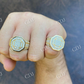Men's Hip Hop Big Iced Diamond Ring  customdiamjewel   
