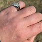 Unique Two Tone Pinky Diamond Ring  customdiamjewel   