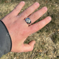 Unique Two Tone Pinky Diamond Ring  customdiamjewel   