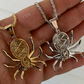Round Diamond HipHop Spider Pendant  customdiamjewel   