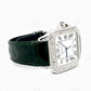 Green Belt Small Diamond Cartier Santos Watch customdiamjewel