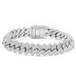Iced Out Cuban Link Bracelet for Men and Women CustomDiamJewel