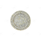 925 Silver Moissanite Cluster Halo Ring hip hop ring customdiamjewel