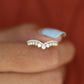 Vintage Chevron Natural Diamond Tiara Band  customdiamjewel   
