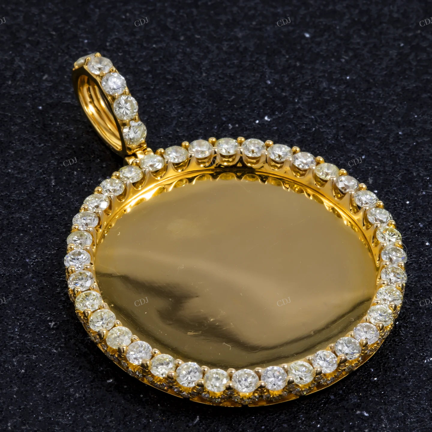 3.40 CTW Iced Out Moissanite Memory Pendant hip hop jewelry CustomDiamJewel