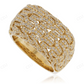 14k Yellow Gold Real Diamond Hip Hop Ring hip hop jewelry CustomDiamJewel