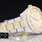 Luxury Gold Plated Designer Watches Real Diamonds Round For Men customdiamjewel
