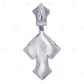1.7 inch Baguette Lab Grown Diamond 10K Gold Cross Pendant Hip Hop Pendent CustomDiamJewel