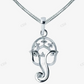 Sterling Silver Moissanite God Ganesh Pendant hip hop jewelry CustomDiamJewel