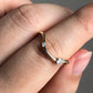 Minimalist Lab Grown Diamond Curve Band