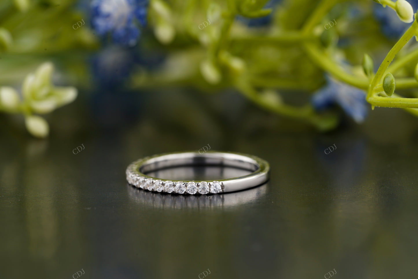 Classic Round Moissanite Diamond Band