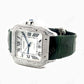 Green Belt Small Diamond Cartier Santos Watch customdiamjewel