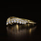 Vintage Chevron Natural Diamond Tiara Band  customdiamjewel   