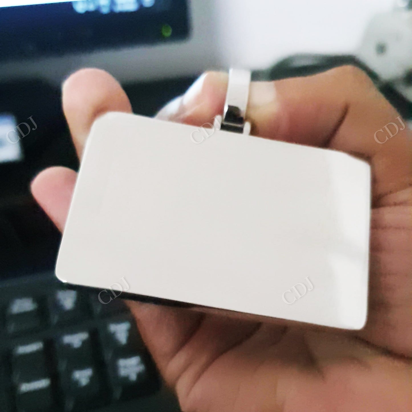 Round Natural Diamond ROCSTREET 10K White Gold Pendant hip hop jewelry customdiamjewel   