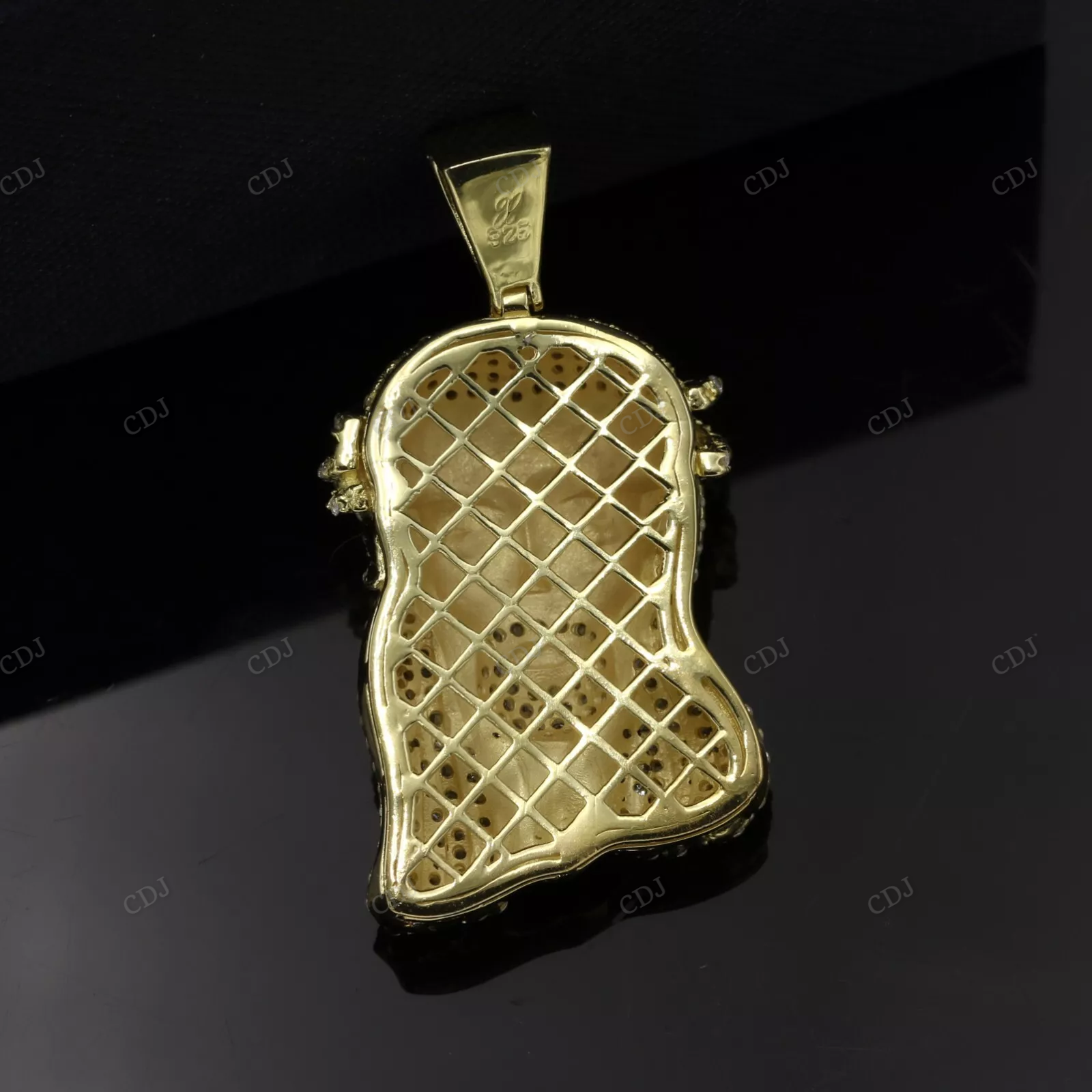 Hip Hop Moissanite Sterling Silver Jesus Pendant hip hop jewelry CustomDiamJewel