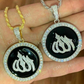925 Silver Mens Islamic Pendant  customdiamjewel   