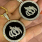 925 Silver Mens Islamic Pendant  customdiamjewel   