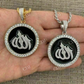 925 Silver Mens Islamic Pendant  customdiamjewel   