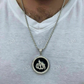925 Silver Mens Islamic Pendant  customdiamjewel   